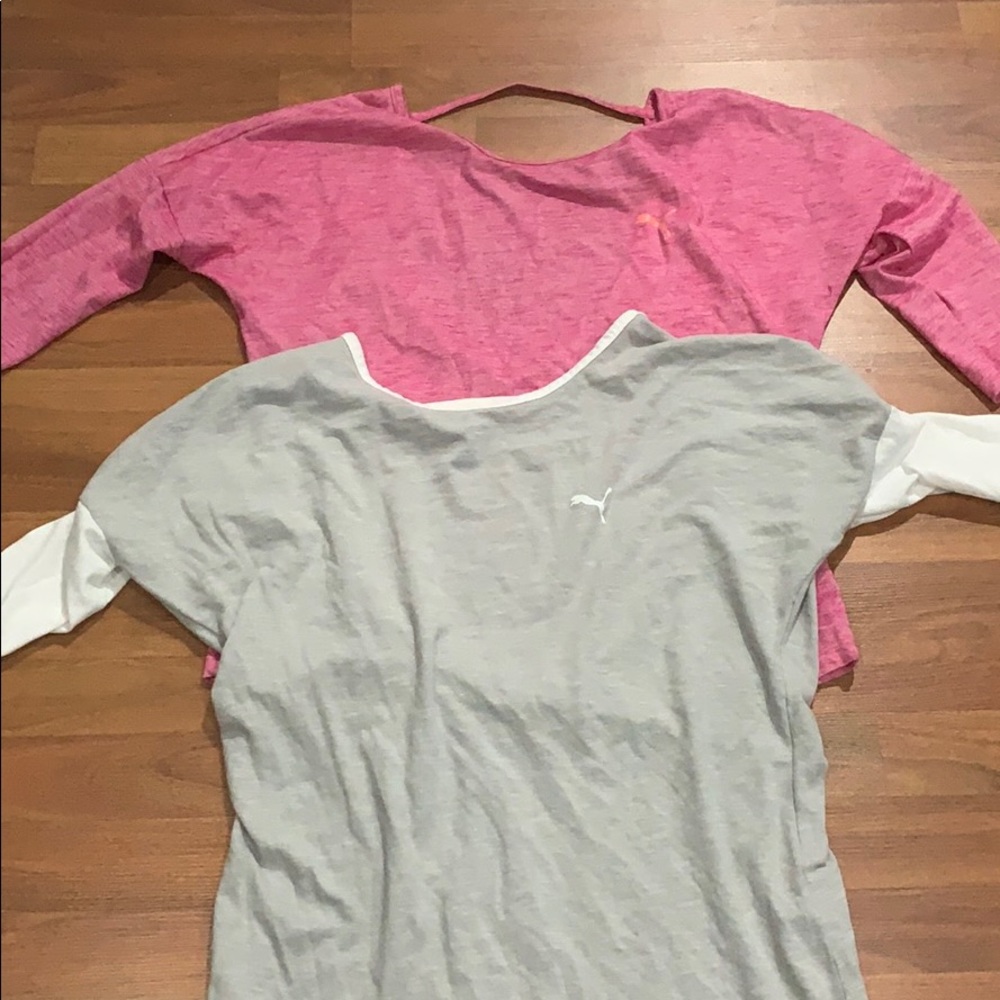 Puma workout tops- sold as pair only $20!!